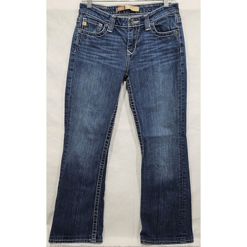 Vtg Big Star Jeans Y2K Hazel Curvy Fit Bootcut Low Rise Women 28 Western Cowgirl